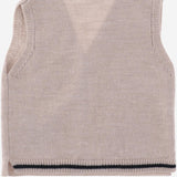 GILET IN MISTO LANA 25W206 TORTORA 1+ IN THE FAMILY KIDS 